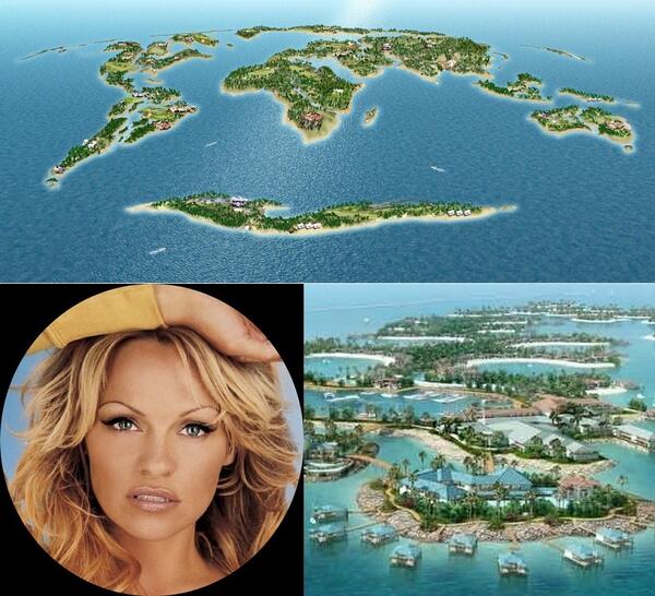 Знаете ли кои звезди притежават острови?
