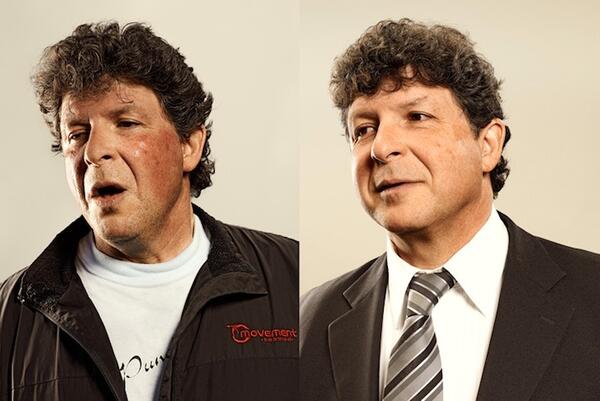 Впечатляващи портрети на хора преди и след тренировка