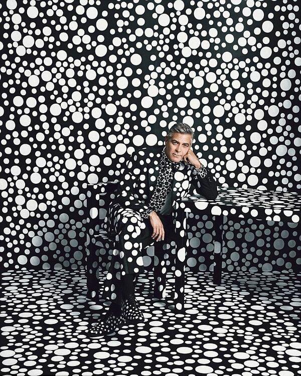 Джордж Клуни в света на точките