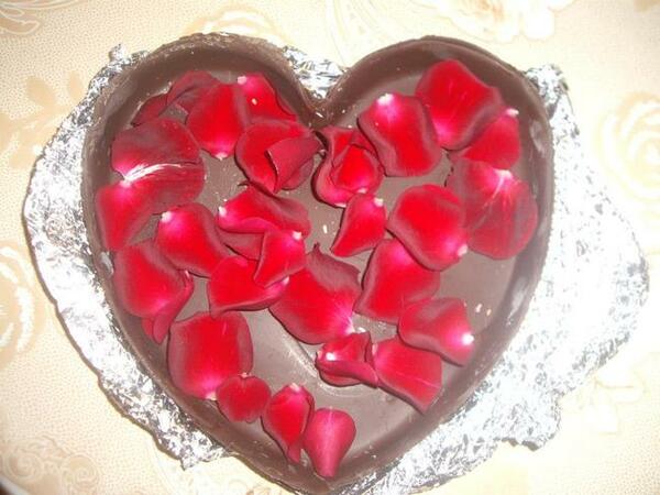 Шоколадово сърце за най-романтичния Свети Валентин
