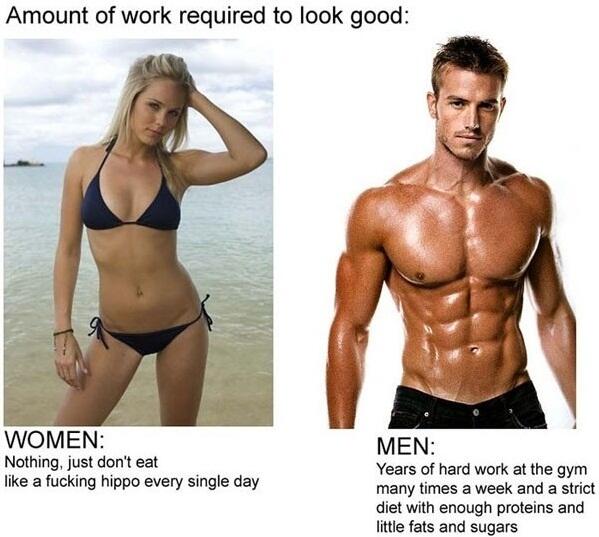 Разликите между мъже и жени в забавни картинки