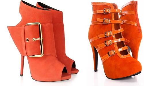 Пролетни тенденции в обувките: Искрящо оранжево
