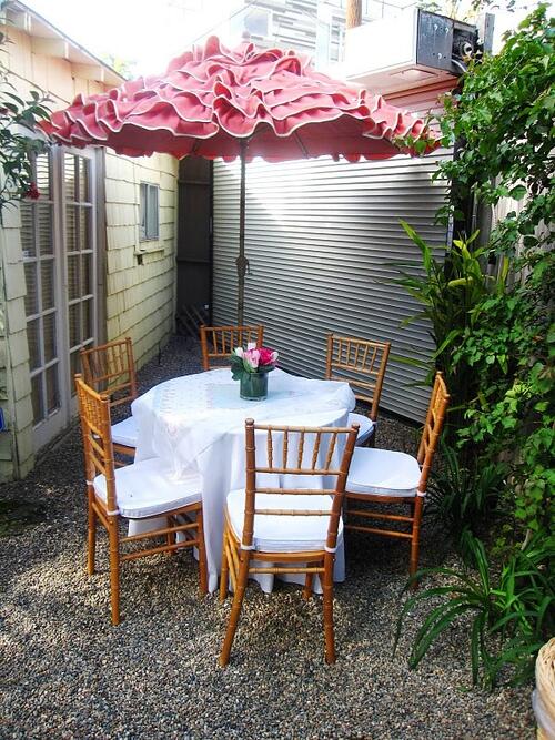 Изберете правилния чадър за градината или терасата си