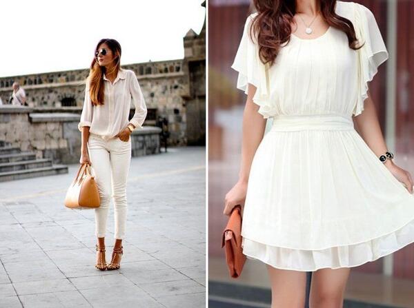 Уроци по стил: Бели дрехи през лятото