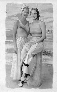 Секси плажна мода от 20-те години на XX век