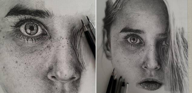 "Живи" портрети, създадени от една опитна ръка и молив
