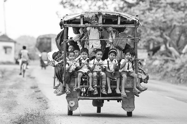 Топ 25: Най-опасните пътища до училище в света