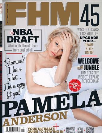 Памела Андерсън е най-възрастната корица на FHM