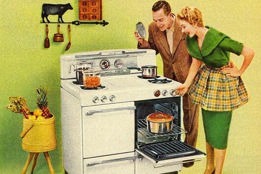 Абсурдният наръчник на добрата домакиня, идващ директно от 1955 година!
