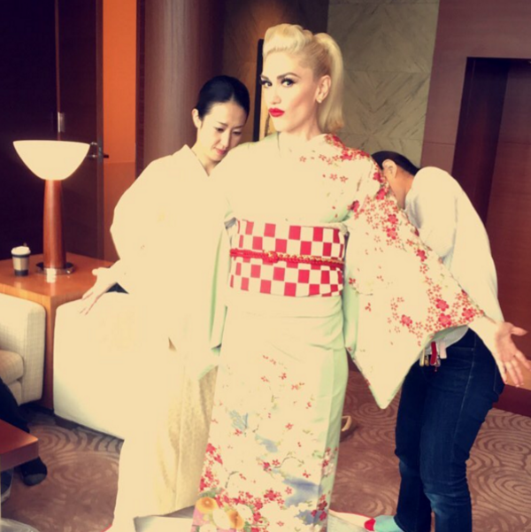 Прелестна в кимоно: Азиатският чар на Гуен Стефани
