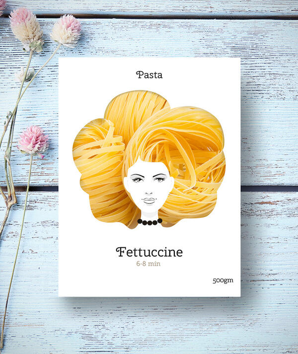 Креативен дизайнер превръща италианската паста в... женски прически!
