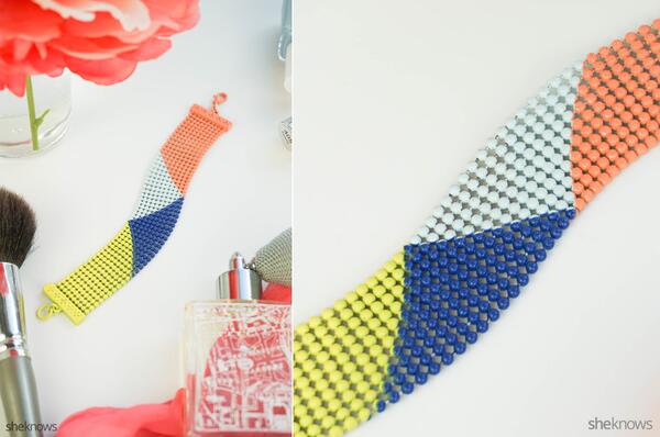 Направете си сами: Цветна геометрична гривна