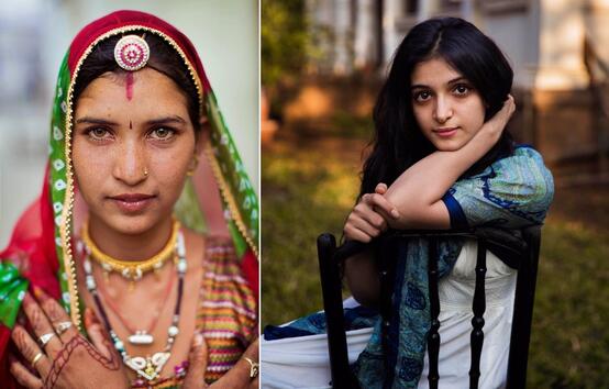 Колоритната красота на индийските жени, представена чрез вълнуващи портрети