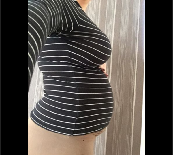 Ето как изглежда една героична майка, бременна с петзнаци!