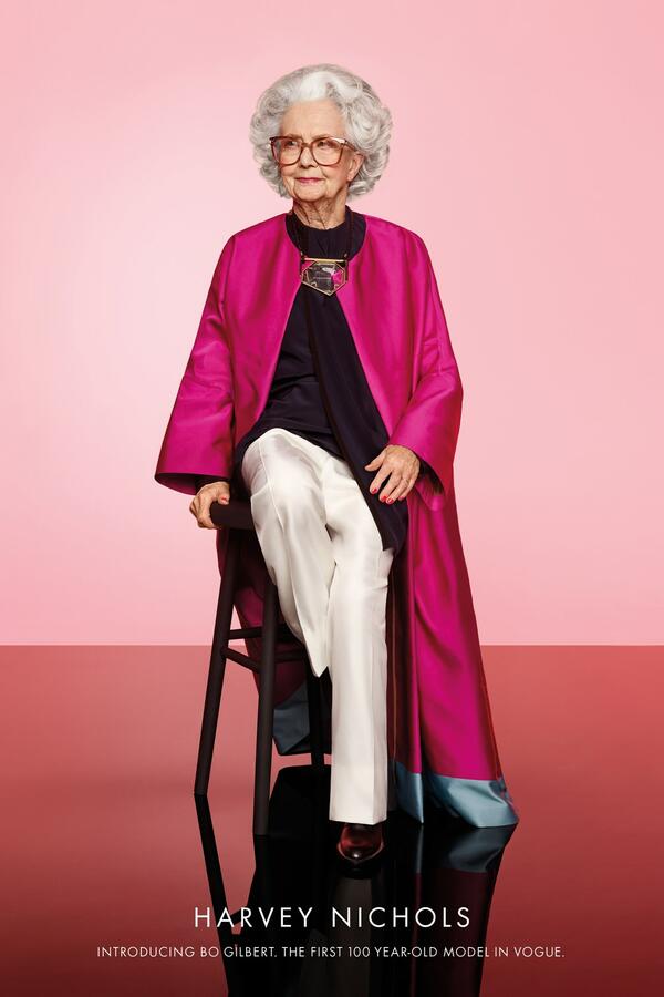 Избраха стогодишен модел по случай стогодишнината на списание Vogue