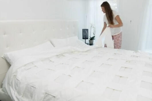 След това ВИДЕО никога повече няма да Ви се налага да си оправяте леглото!
