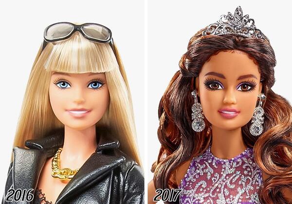 Как се е променила Барби през последните 50 години 