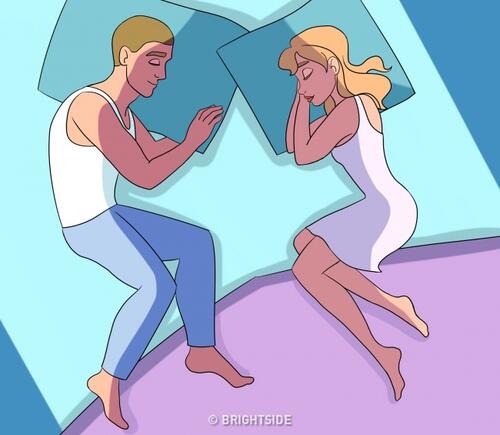 Какво говори позата на сън за връзката ви?