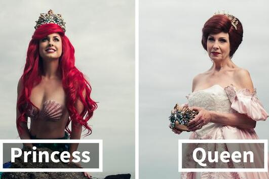 Принцесите на Дисни се появяват години по-късно, вече като кралици 