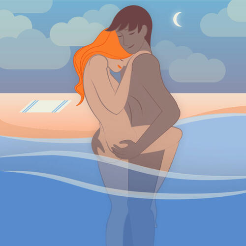 Невероятни секс пози за плажа