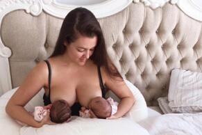 Шантеле Селесте е решена да кърми новородените си близначки Татум