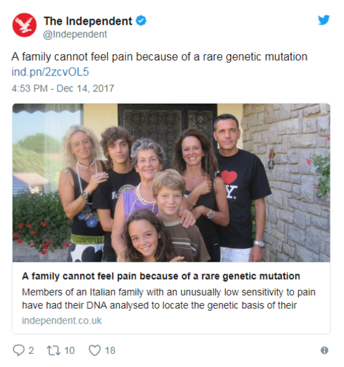  Генетична разновидност, кръстена на семейство 