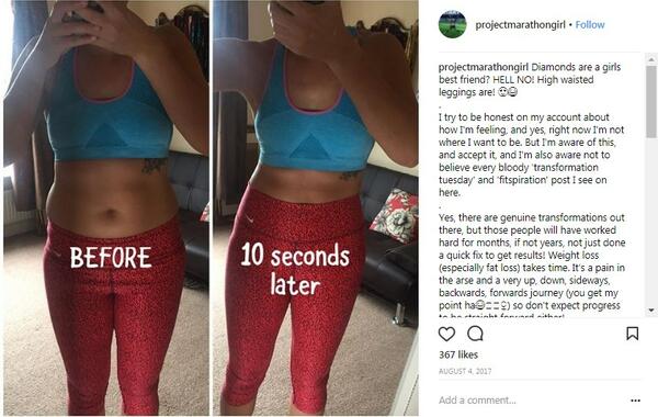 Нова тенденция в Instagram разкрива истината зад "перфектните" фитнес тела