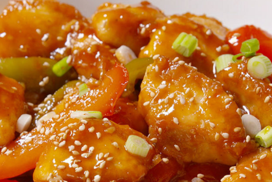 Азиатска кухня: Пиле в сладко-кисел сос 