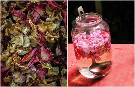 Розовата вода е един от най-често използваните натурални продукти за