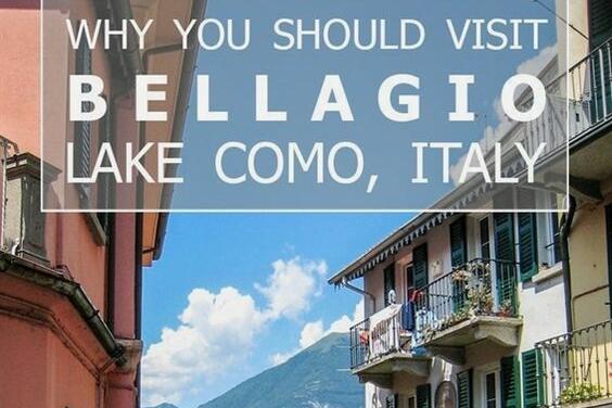Италианския курорт Беладжио е разположен на езерото Комо. Северната част