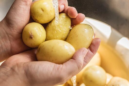 Беленето на картофи противодейства по-добре на стреса от йогата 
