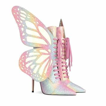 Красиви обувки с пеперуди, които ще ви пренесат в приказките