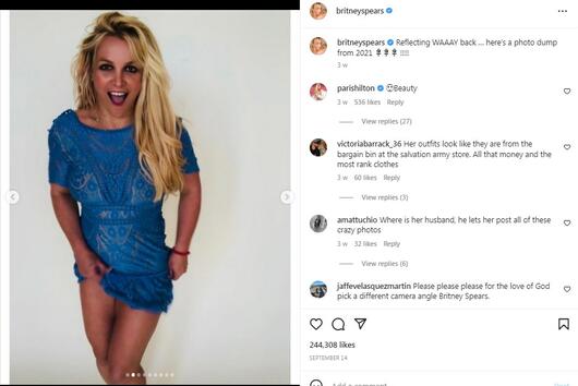 Oops, she did it again: Бритни Спиърс отново позира гола в Instagram (СНИМКИ)