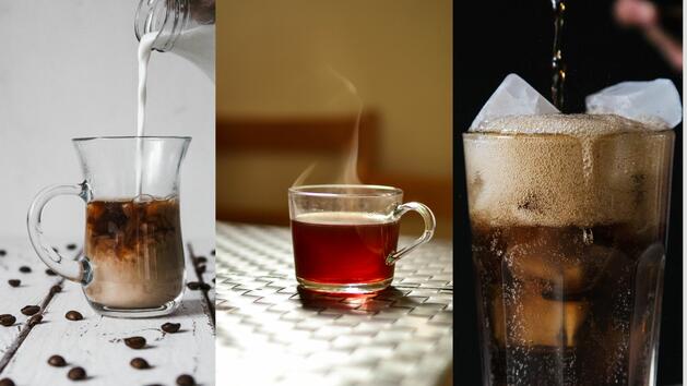 Колко кофеин има в различните напитки? 