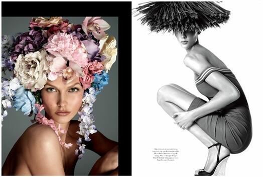 Карли Клос се съблече за Vogue