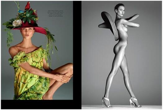 Карли Клос се съблече за Vogue