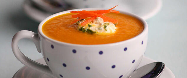 Супата е крем от моркови