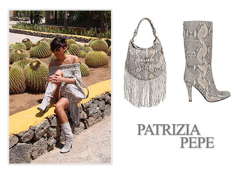 Чанта и ботуши Patrizia Pepe от колекция Пролет / Лято 2010.