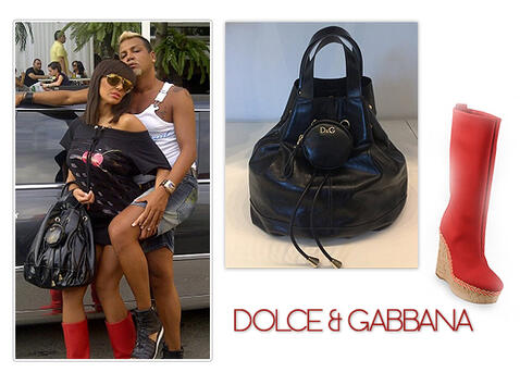 Чанта и ботуши Dolce&Gabbana от колекция Пролет / Лято 2011.