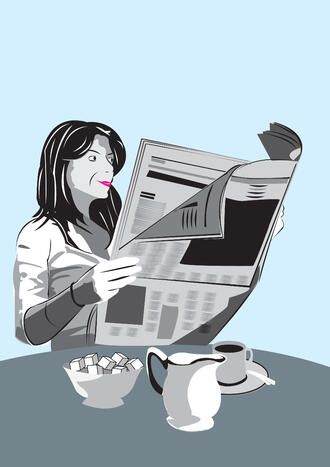 За жените е вредно да гледат новини