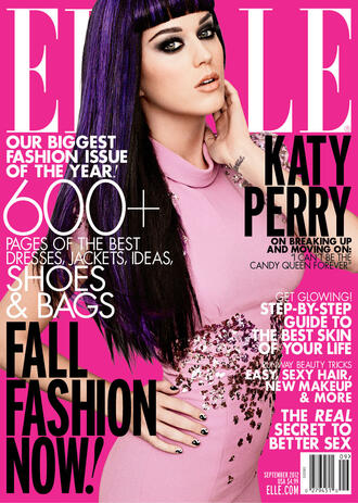 <p>Кейти Пери за септемврийския брой на американския Elle</p>