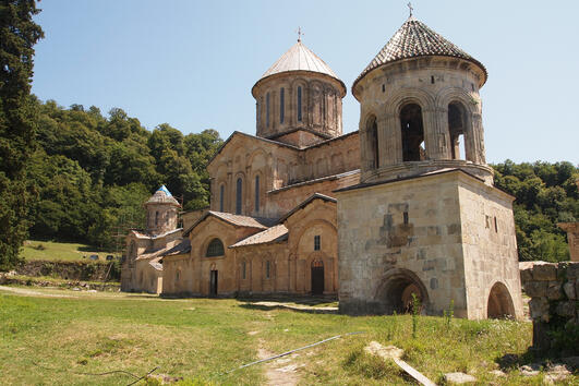 <p>Манастирът Джелати в Грузия</p>
