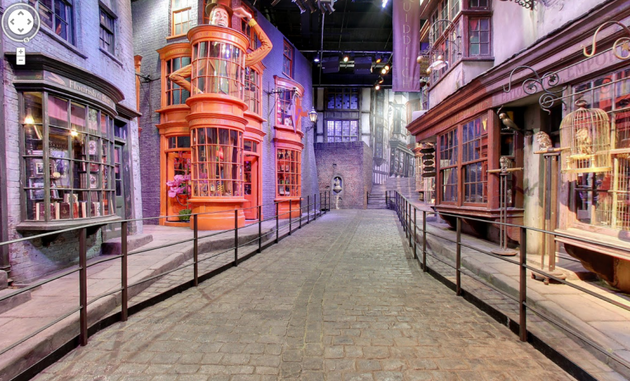 Уличката от "Хари Потър" е в Google Maps