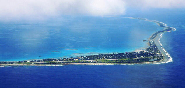 <p>Тувалу - петата най-малка държава в света, погледната отвисоко</p>