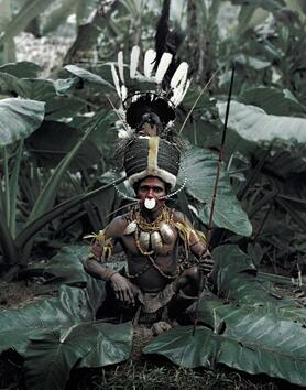 <p>Член на племето калам, отново от Папуа Нова Гвинея.</p>