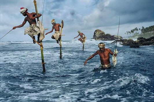 <p>Рибари в Шри Ланка</p>