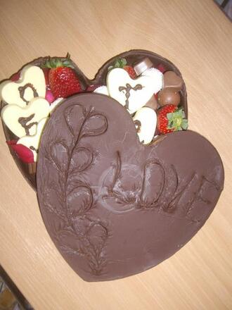 Шоколадово сърце за най-романтичния Свети Валентин