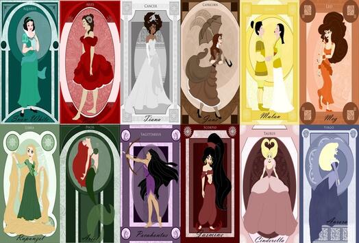 Коя Disney принцеса живее в душата ви според зодията?