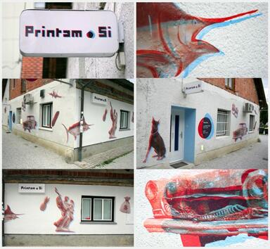 Стенни изображения от Любляна