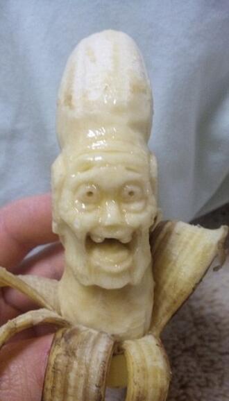 Реалистични скулптури, и то от банани